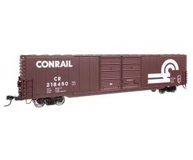 218450 Walthersmainline 616374228522 Walthers Ho Scale 60ft Pullman-standard Double Door Boxcar Conrail Cr #218450