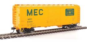 910-2258 Walthersmainline Walthers Ho Scale 40ft Acf Welded Boxcar/8ft Door Maine Central/mec Yellow #8450
