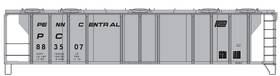 910-7029 Walthersmainline Walthers Ho Scale 50ft Ps-2 2893 3-bay Covered Hopper Penn Central/pc #883507