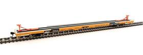 920-104219 Walthersproto 616374188659 Walthers Proto Ho Scale 89ft Flush-deck Flatcar Ttx Rttx #159075