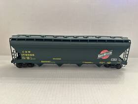 172023 Weaver O Scale Acf Covered Hopper 4-bay Cnw #172023