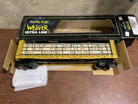 215857 Weaver 215730 Vintage Union Pacific 50 Bulkhead Flat Car With Load O Scale Nib