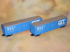 598199 Weaver 598088 2 Grand Trunk 50ft Plug Door Box Cars #598088