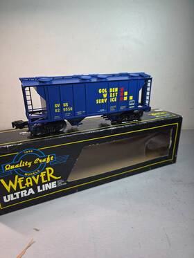 629530 Weaver #629530 Golden West Service Ps-2 Covered Hopper Brand New Ob