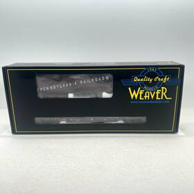 480075 Weaver U23016 Ld Pennsylvania 35 Trailer On #480075 50 Flat Car O Gauge New