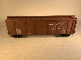 3-rail Weaver U3315 Ftoft #u3315 Boston And Albany Outside Braced Box Car #50518 Nib