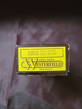 3903 Westerfield Ho Kit No. Heinz Reefer Car Apple Butter Unbuilt