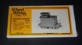 90-055 Wheel Works Hon3 Westside Lumber Caboose Kit