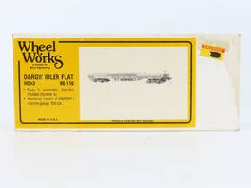 90-116 Wheel Works Hon3 Scale Kit D&rgw Rio Grande Unlettered Idler Flat Car