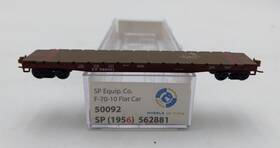 562881 Wheels Of Time 50092 N Scale Southern Pacific Flatcar #562881 Ex/box