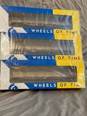 Wot40136-sp-62 Wheels Of Time 40031 Ho Gbec F-70-43 62ft Flat Car Original Paint Sp 3 Pack