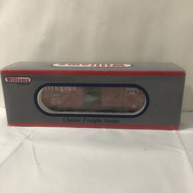 48659 Williams 47035 O Gauge Burlington Route Red 40 Ft. Cb&q Boxcar #48659