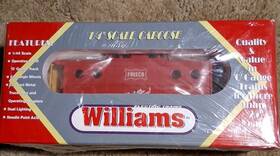 Cab139 Williams Trains Red Caboose Frisco O Gauge N5c Lighting New Old Stock