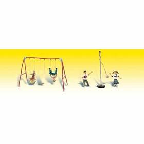 Wooa1943 Woodland Scenics Ho Playground Fun Figures