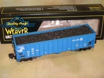 Weaver O-scale 3-RAIL Conrail Quality 3-BAY Coal Hopper Car #507099 W. Load. Fixed Price $35.00.