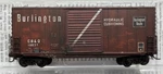 Scale Micro-trains Chicago Burlington Quincy 40 Hy-cube Box Car Cb&q 19837. Fixed Price $20.00.