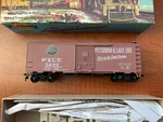 Athearn Special Run Ho Scale 40 Box Car Pittsburgh & Lake Erie 5290 W/kds. Fixed Price $7.99.