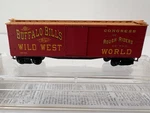 Scale Micro Trains Mtl Special Run 06-119 Buffalo Bill's Wild West Show Boxcar. Fixed Price $89.99.