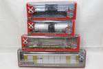 Lot Of 4 Scale Trains Ho Rivet Counter Trinity Tank Car Flat Auto Rack. Fixed Price $299.99.