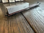 Micro Trains Scale #72223 89 Trailer W/40 Container Neptune Orient. Fixed Price $25.99.