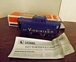 LIONEL6-19740 6427 Virginia N5C Porthole Caboose New. Fixed Price $39.00.