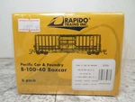 Rapido Trains #537001 -n Scale- Pc&f B-100-40 Box Car Southern Pacific 6 Pack.. Fixed Price $197.00.
