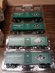 Menards Scale Gauge Lv Lehigh Valley Box Car Set Of Four Individual Numbered.. Fixed Price $129.00.