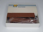 Walthers Scale 1:87 #932-3650 Undecorated 50' Airslide Hopper Missing Trucks. Fixed Price $12.95.