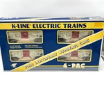K-line K-6278A Delaware Hudson D&h Hopper 4-PACK W/ Coal Loads O/O-27 Gauge. Fixed Price $99.00.