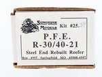 Ho Sunshine Resin Kit #25.54 Undecorated Pfe Pacific Fruit Exp R-30/40-21 Reefer. Fixed Price $69.95.