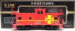 K-line K613-1051 Atsf Caboose Ex/box. Fixed Price $39.99.