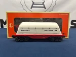 Lionel Bordens Milk #521 Tank Car 6-19479. Fixed Price $34.99.
