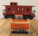 Lionel 6257 Caboose Postwar Gauge. Fixed Price $10.00.