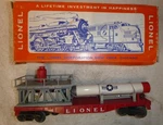 Lionel 3413 Mercury Capsule Launching Car - Rare No Broken Railings Exc. Fixed Price $149.99.