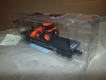 Menards 279-3186 Cnw Flatcar With Kubota Tractor New In Unopened Pack #29. Fixed Price $17.00.
