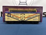 Mth American Pilsener #45280 40 Steel Sided Reefer Car 20-94200. Fixed Price $64.99.