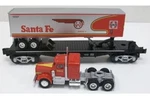 Lionel 6-52523 Gauge Lots 2008 Santa Fe Warbonnet Flatcar W/trailer & Tractor. Fixed Price $159.99.