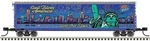 Atlas 50' Ga Rbl Single Door Reefer Independence Day - Scale Model Train. Fixed Price $33.27.