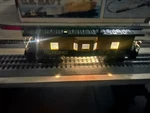 Lionel Gauge Reading Illuminated Bay Window Caboose 6-9231. Fixed Price $22.99.