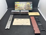 Athearn Ho Scale Sante Fe Atsf Flat Car W/ 2 Vans Acme #1408 In Box. Fixed Price $14.99.