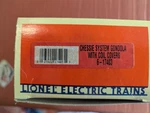 Lionel 6-17403 Chessie System Gondola With Coil Covers. Fixed Price $19.23.
