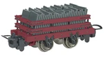 Bachmann Ho Scale 77317 Narrow Gauge Slate Wagon With Load - Oxide New. Fixed Price $31.69.