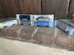 Scale Lot Of 6 Deluxe Innovations Atlas Micro Trains Brooklyn Loco Works Navy. Fixed Price $120.00.