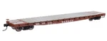 Walthers Ho Scale 53' Gsc Flatcar Ready To Run Wabash #219 910-6632. Fixed Price $28.72.
