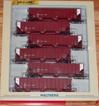 Walthers 932-7862 Bethlehem Bay 100 Ton Coal Hopper Load 6PK Milwaukee Road. Fixed Price $219.99.