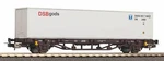 Piko 27720 Scale Hobby: Two-axle Container Car Dsb 40 Feet. Fixed Price $48.64.