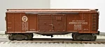 Lionel X2758 Pennsylvania Automobile Car From 1945 With Flying Shoes Black Fiber. Fixed Price $120.00.