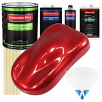 Firethorn Red Pearl Voc Slow Car Paint 1 Gal Kit Urethane Basecoat Clearcoat. Fixed Price $389.99.