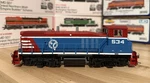 Atlas Silver Ho Emd MP15DC Belt Railway Of Chicago #534 Lnib. Fixed Price $125.00.