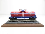 K-line Red Crown Gasoline Riveted Tank Car Bank Ln 12063. Fixed Price $42.49.